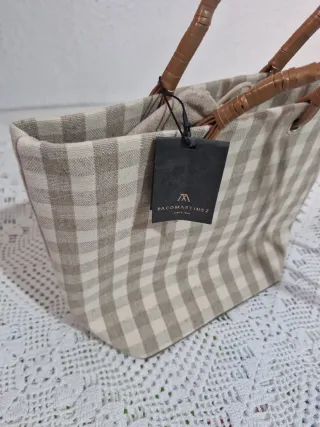 Bolso cuadros Paco Martínez