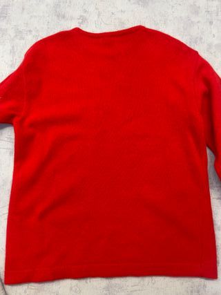 Maglione Vintage Rosso Lana & Angora M/L