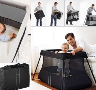 BabyBjörn Cuna Plegable Negra