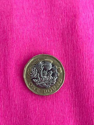 Moneda de 1 Libra Británica
