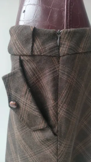 Falda invierno Cuadros