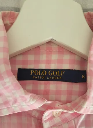 Camisa Polo Ralph Lauren Rosa Talla M