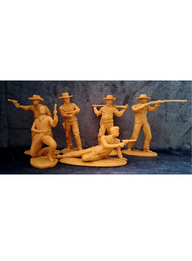 SOLDATINI SOLDIER EST COWBOYS SET N.5, PLASTICA