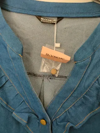 Camisa vaquera mujer talla 52/54 elástica