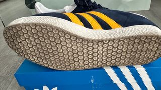 Zapatillas Adidas Gazelle Talla 42 Azul y naranja