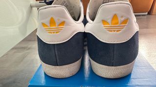 Zapatillas Adidas Gazelle Talla 42 Azul y naranja