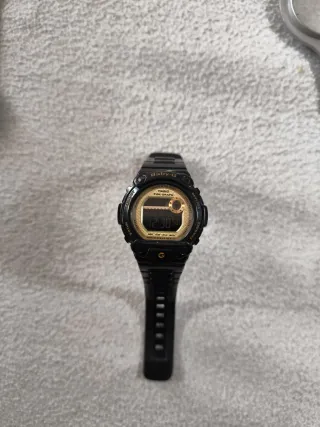 Reloj Casio Baby-G Negro y Dorado