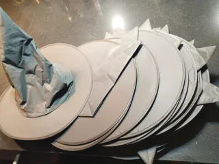 Cappelli costume da strega in nero