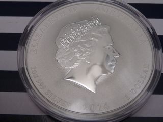 Moneda Plata 999 Australia Lunar Caballo 2014
