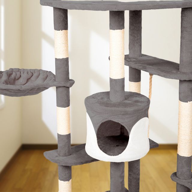 Albero gratta per gatti TIGRA grigio