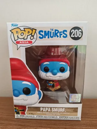 Funko Pop! Papà Puffo 206 I Puffi Asia