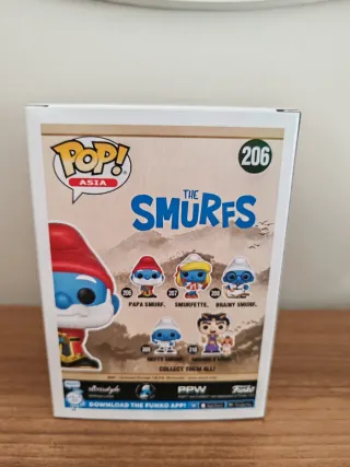 Funko Pop! Papà Puffo 206 I Puffi Asia