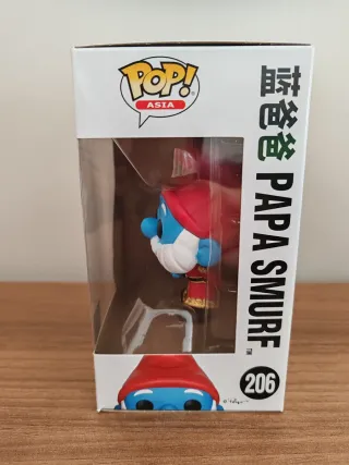 Funko Pop! Papà Puffo 206 I Puffi Asia