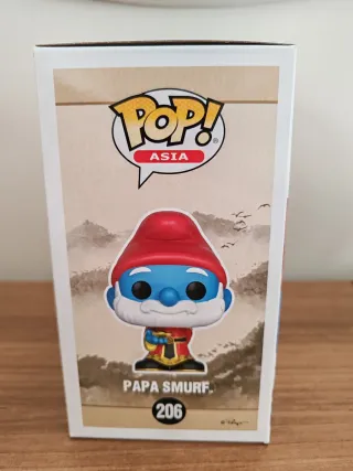 Funko Pop! Papà Puffo 206 I Puffi Asia