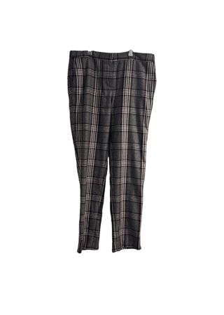 Pantalones Massimo Dutti cuadros grises