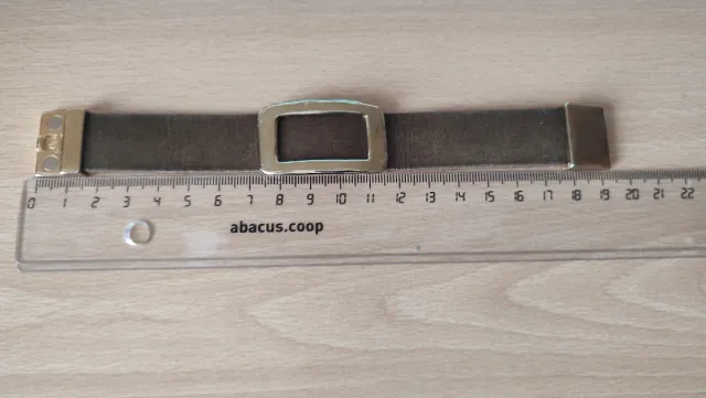 Pulsera Zamak Dorada Verde Kaki