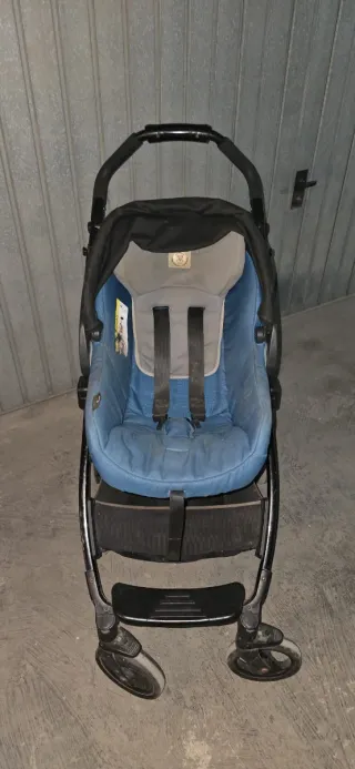 Carro de bebé 3 piezas azul