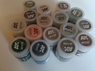 Lote Pinturas AK Real Colors