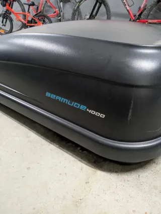 Cofre portaequipaje coche negro Bermude  4000