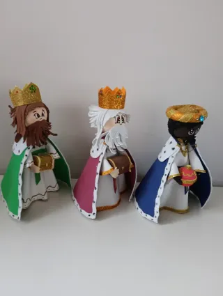 Fofuchas Reyes Magos y Camello