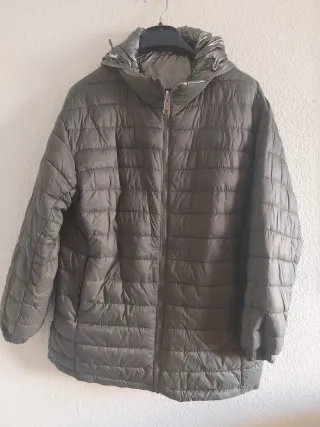 Anorak reversible plumífero verde
