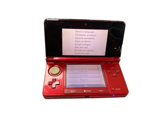 NINTENDO 3DS ROJO METALICO