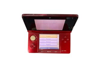 NINTENDO 3DS ROJO METALICO