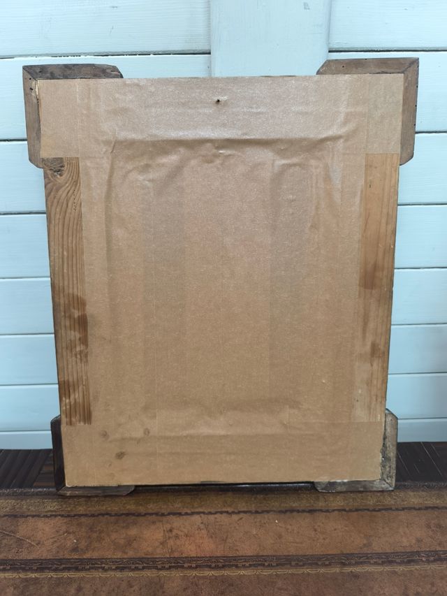 Antico ritratto con cornice