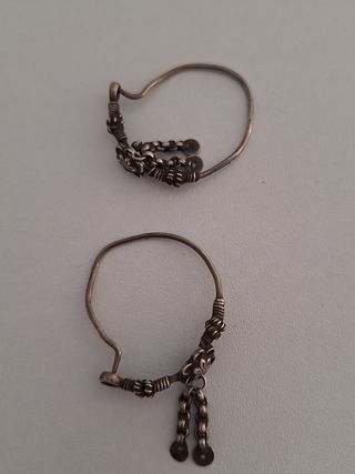 pendientes de plata vieja