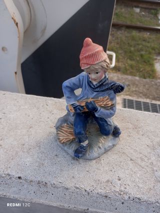 N. 3 statuette ceramiche