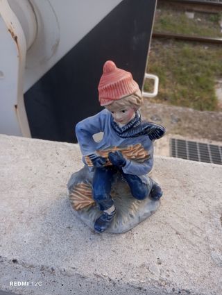 N. 3 statuette ceramiche