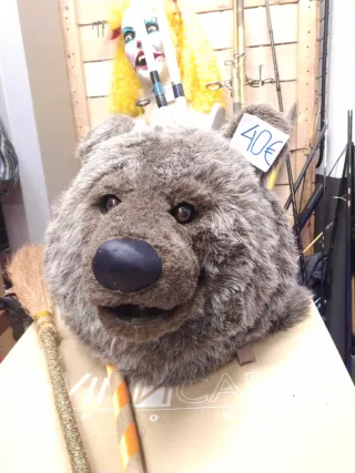 Máscara cabeza de oso  calidad