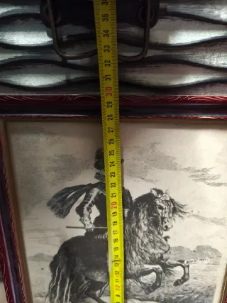 Estampa antigua Felipe III Rey de España