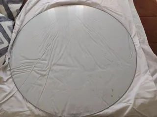 Cristal Mesa Camilla Redondo Transparente