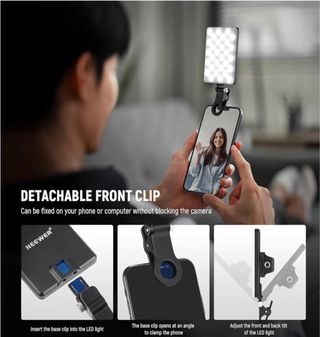 Luz LED Portátil para Vídeo e Foto