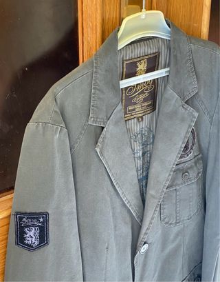 Chaqueta americana Smok verde militar Talla M