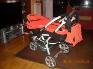 Vendo Carrito de bebé naranja