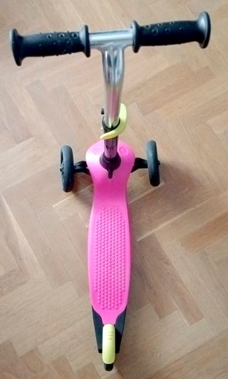 Patinete 3 Ruedas Oxelo Btwin 100 Rosa