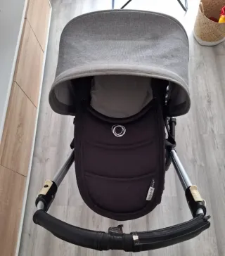 Cochecito Bugaboo Bee3 gris y negro