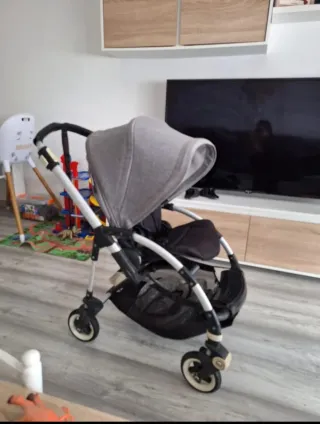 Cochecito Bugaboo Bee3 gris y negro