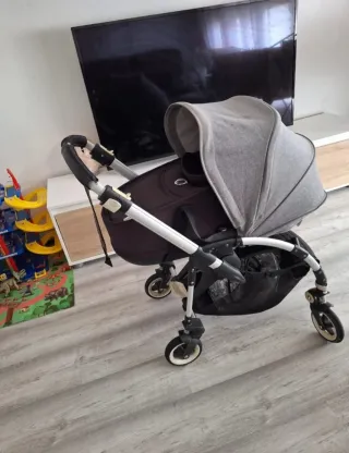 Cochecito Bugaboo Bee3 gris y negro