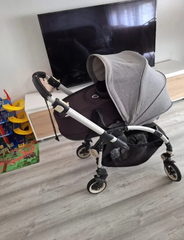 Cochecito Bugaboo Bee3 gris y negro