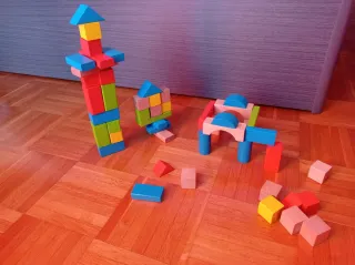 Bloques de Madera Hape (50 Piezas)