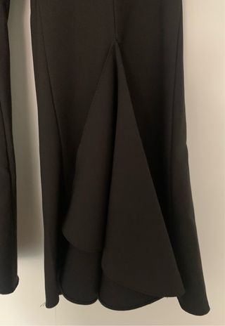 Pantalón campana Zara negro