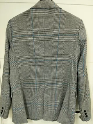 Americana cuadros talla S