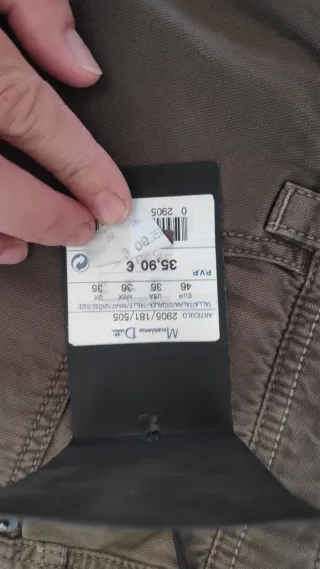 Massimo Dutti Pantalón Corto marrón. T 46