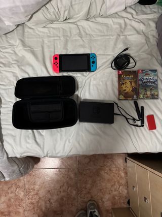 Nintendo Switch Blu/Rosa + Accessori