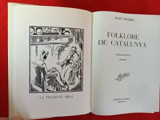 JOAN AMADES, FOLKLORE DE CATALUNYA, RONDALLÍSTICA