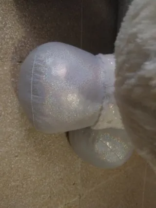 Peluche Unicorno Bianco Glitter Gigante