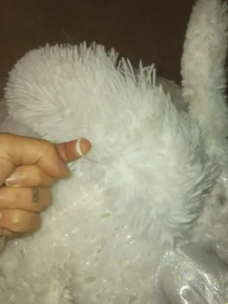 Peluche Unicorno Bianco Glitter Gigante